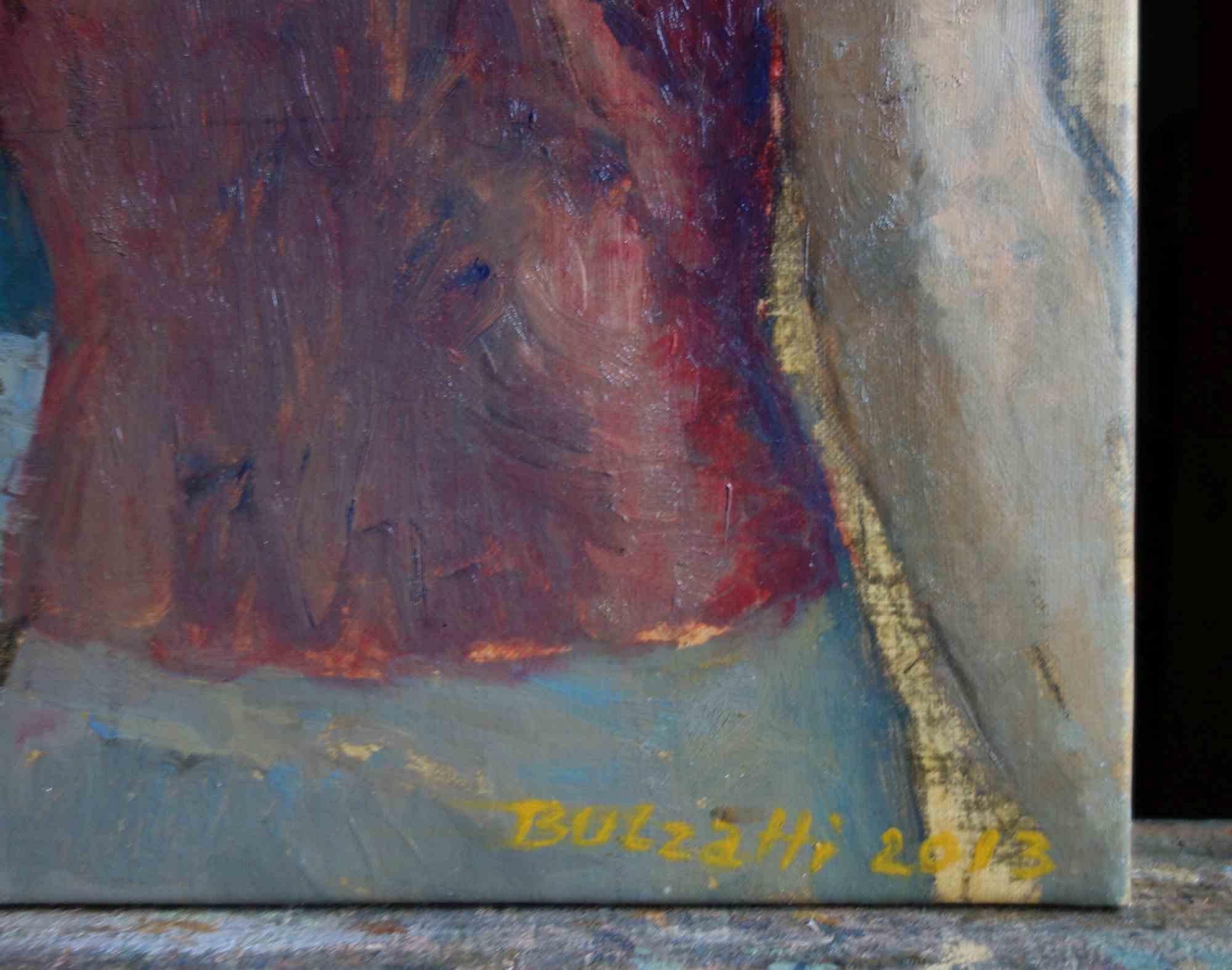 Carità - Ölgemälde von Aurelio Bulzatti - 2013 im Angebot 1