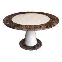 Aurelio Emperador Marble Dining Table