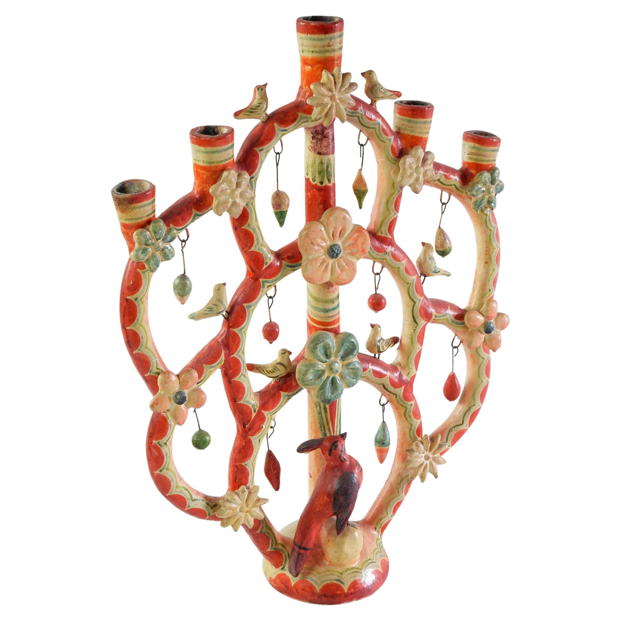 mexican tree of life candelabra