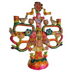 Aurelio Flores Tree of Life Mexican Folk Art