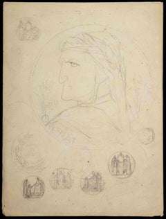 Study for a Medal - Drawing by Aurelio Mistruzzi - 20th Century