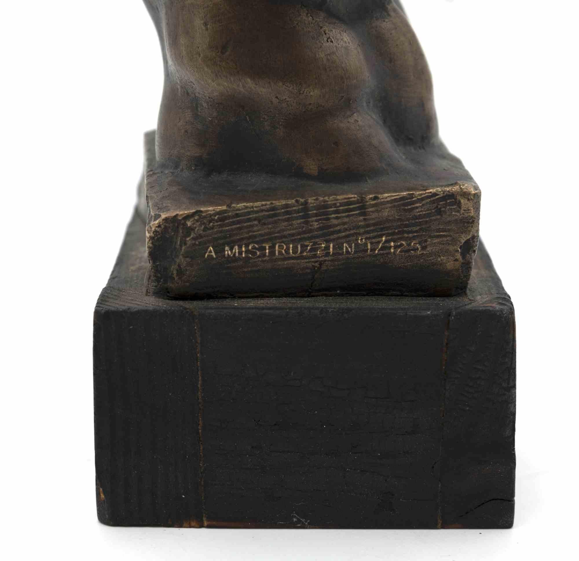 Bust of a Man - Sculpture after Aurelio Mistruzzi - 1990s For Sale 1
