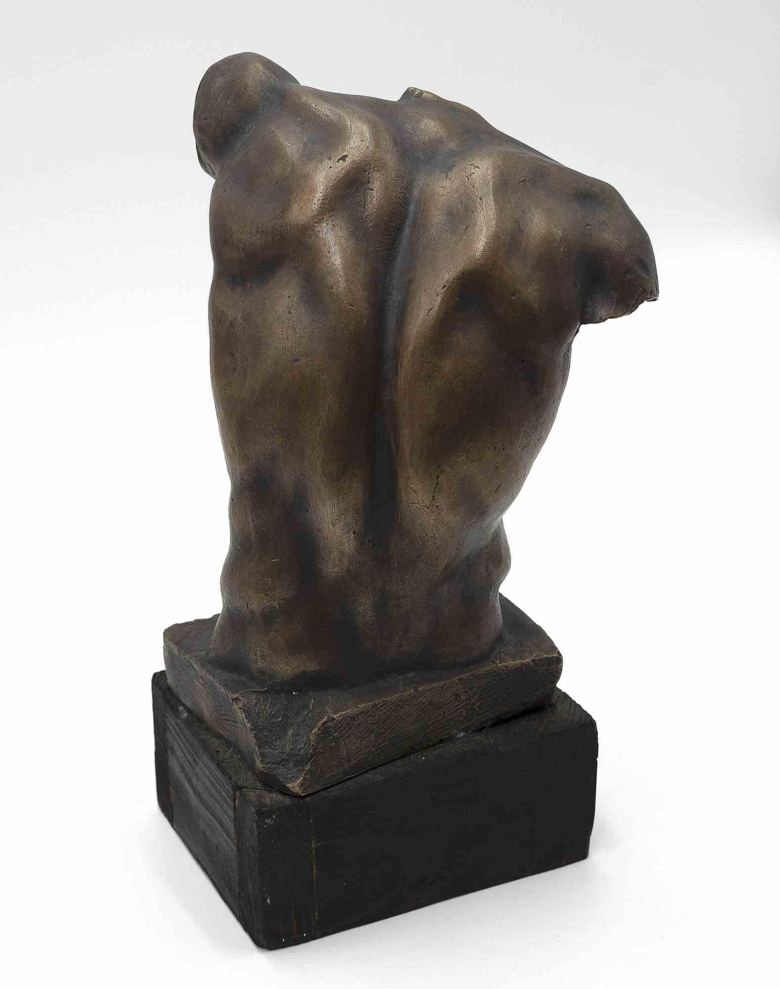 Skulptur eines Mannes – Skulptur nach Aurelio Mistruzzi – 1990er Jahre im Angebot 3