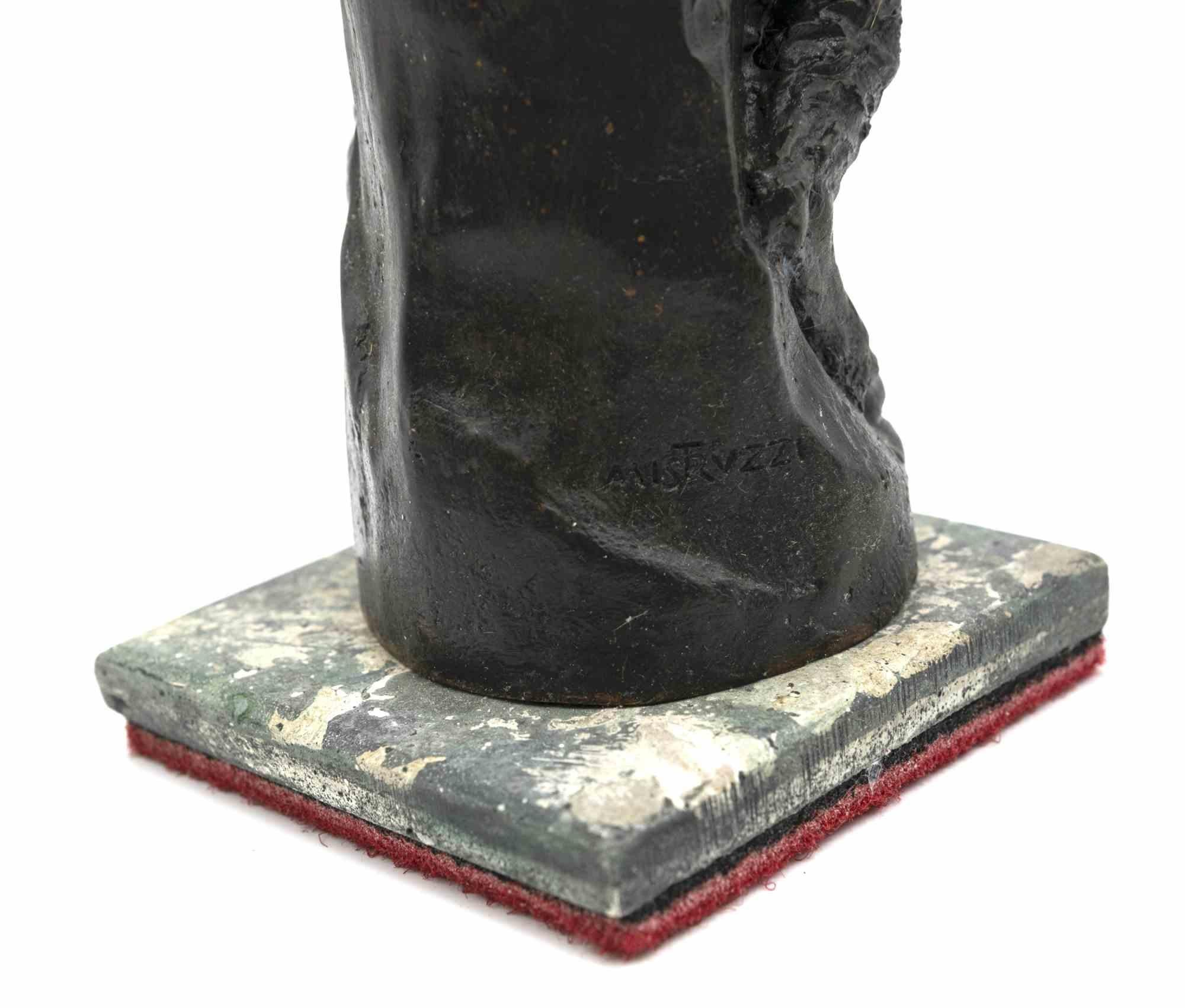 Satiro e bambino - Scultura di Aurelio Mistruzzi - 1980 in vendita 3