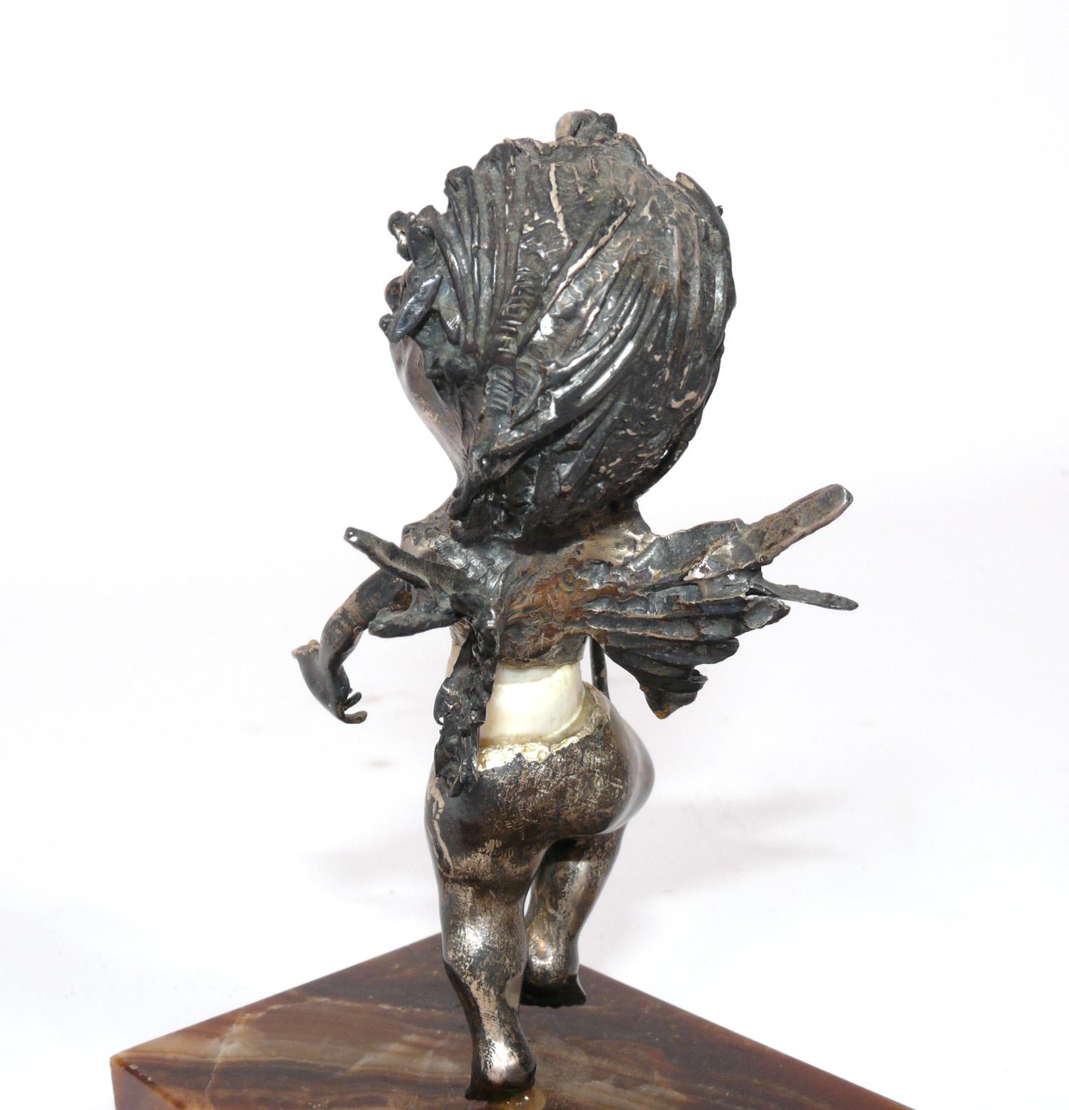 Aurelio Teno Creature Sculpture In Good Condition For Sale In Atlanta, GA