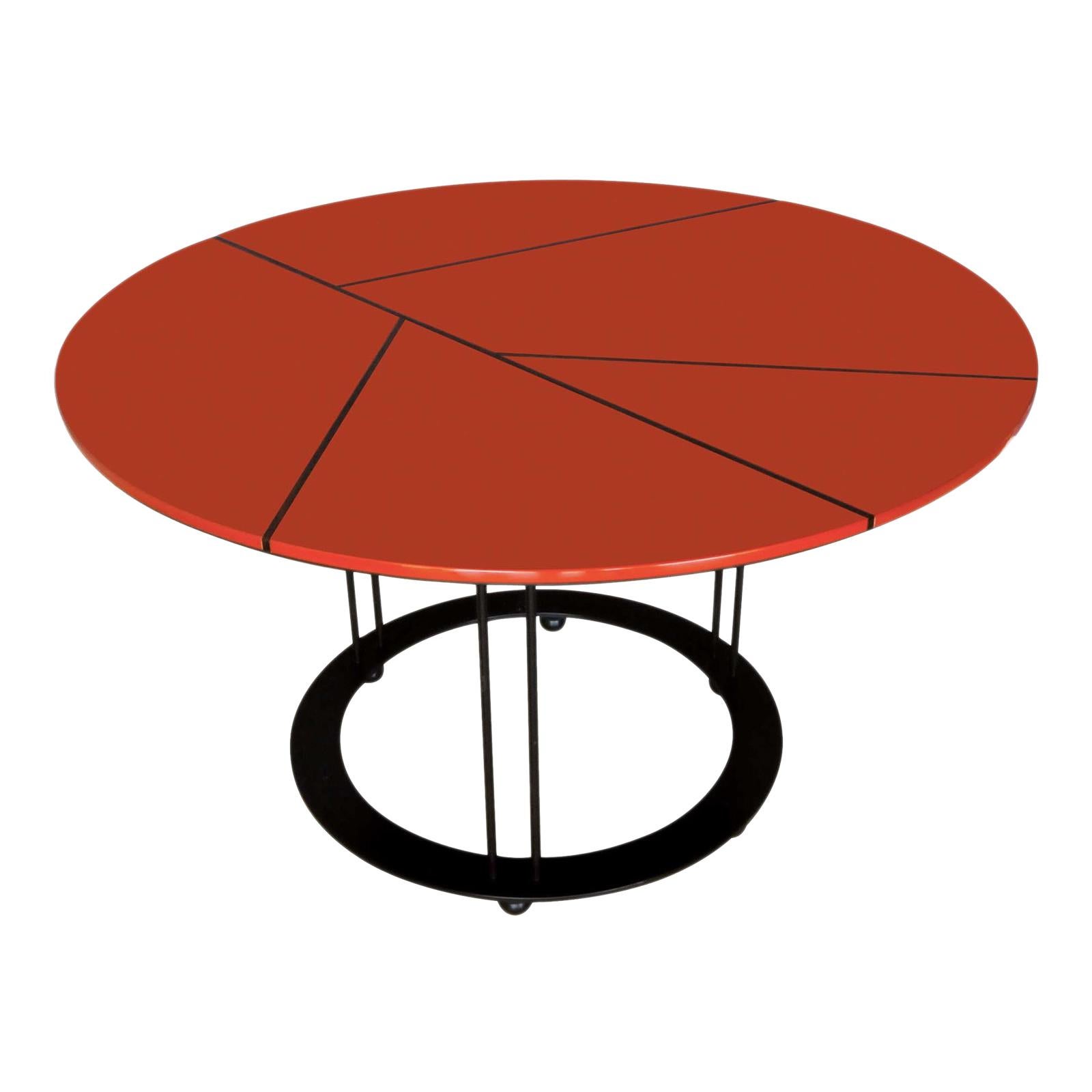 Table basse rouge Aureola CF4 F