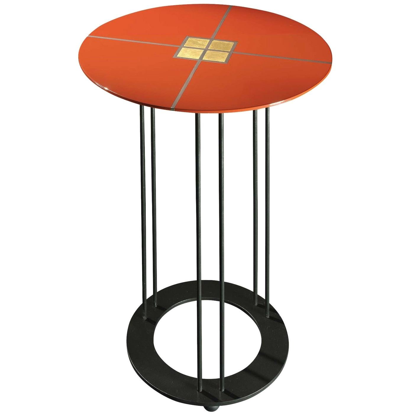 Aureola D45 C Red Side Table For Sale
