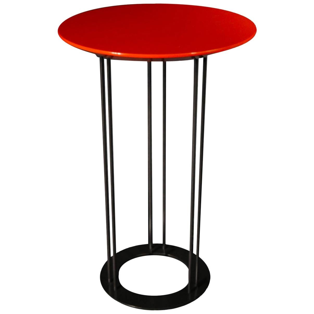 Table basse haute rouge Aureola