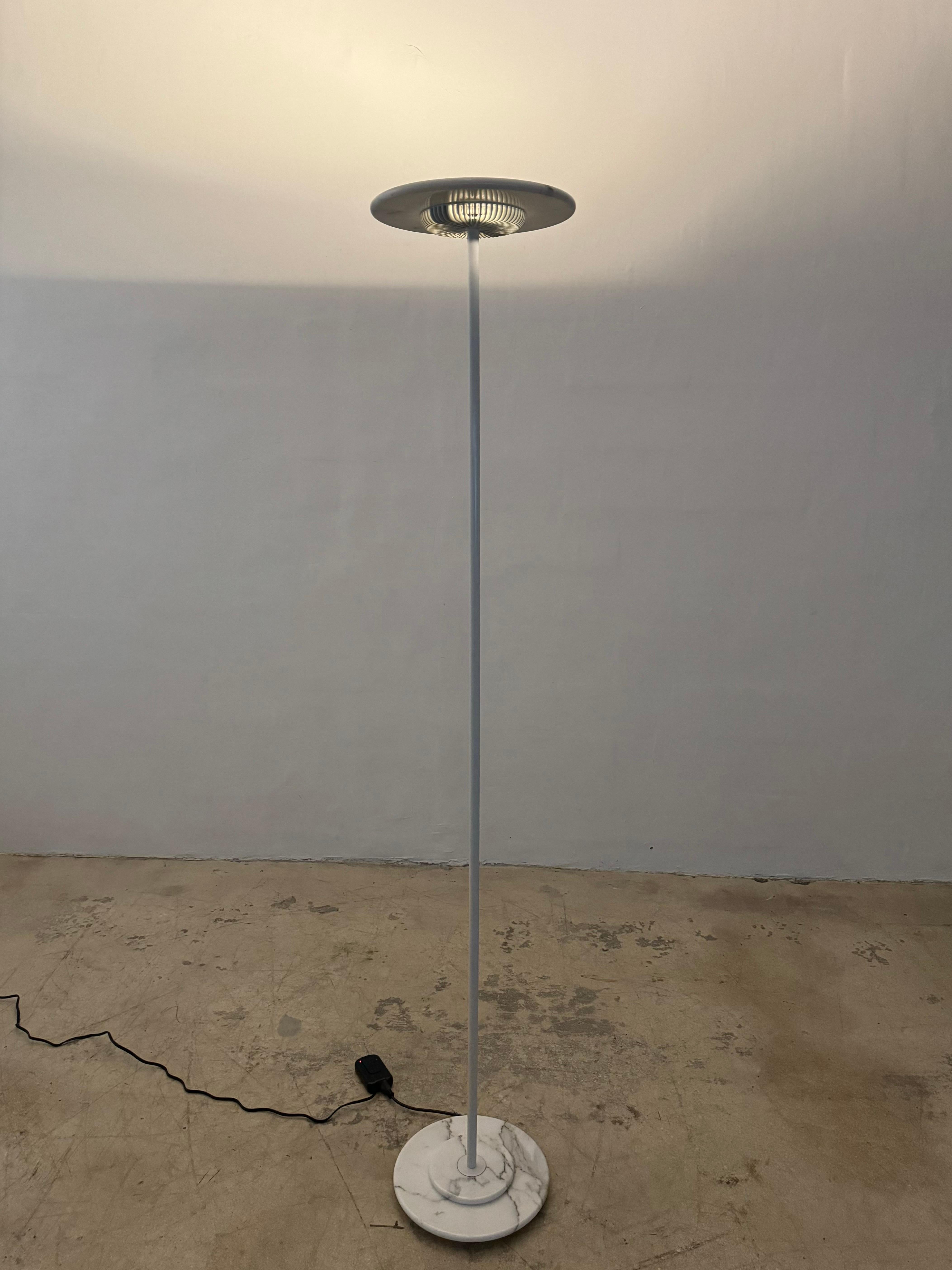 Italian Aureolo Halo Marble Floor Lamp by Cini and Nils, Italy For Sale