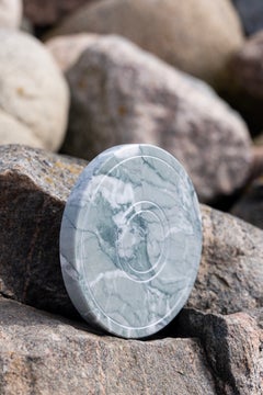 Aureus Italian Marble Trivet by Rytsola, 17cm Circular Design