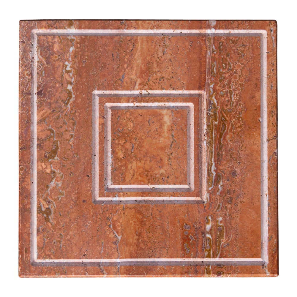 Dessous de plat en marbre italien Aureus, carré par Rytsola Collections