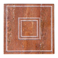Dessous de plat en marbre italien Aureus, carré par Rytsola Collections
