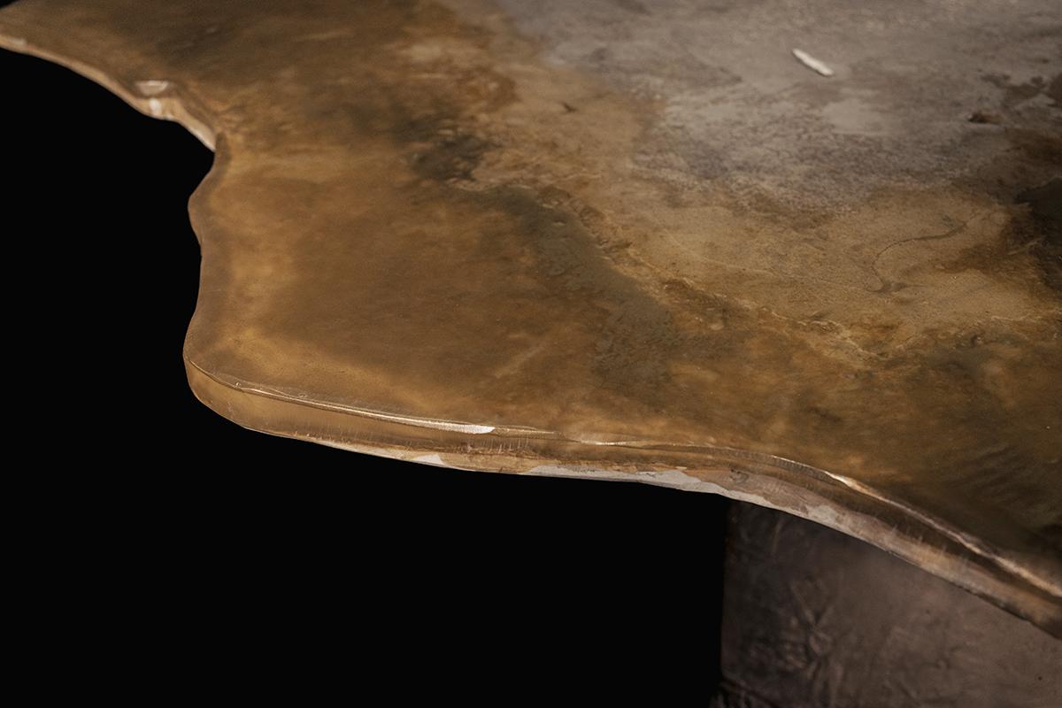 Bronze Table basse Aurisino en vente