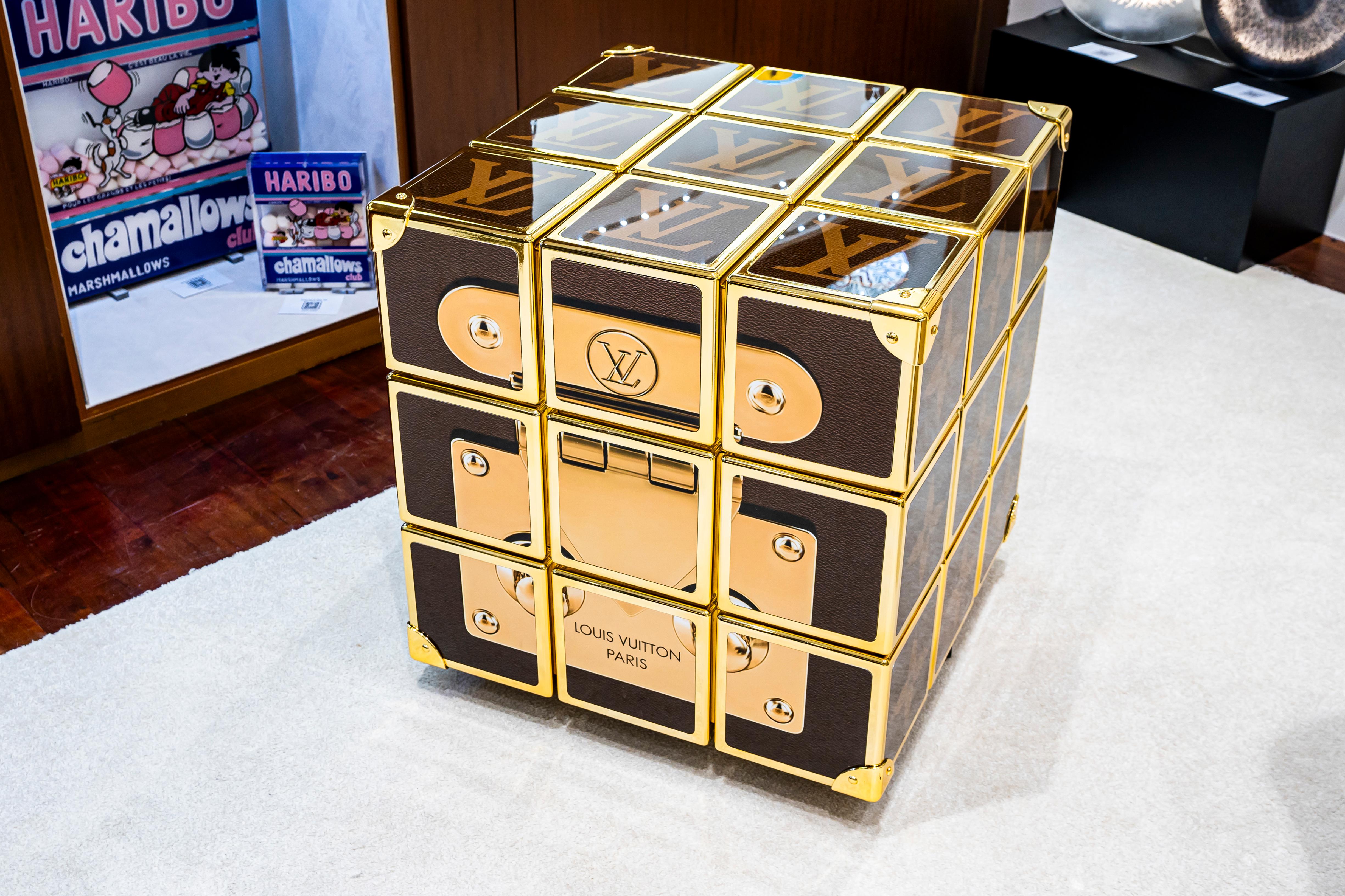 AArt's Cubes - Rubik Cube Tribute - Pop Art Sculpture by aurélie anger