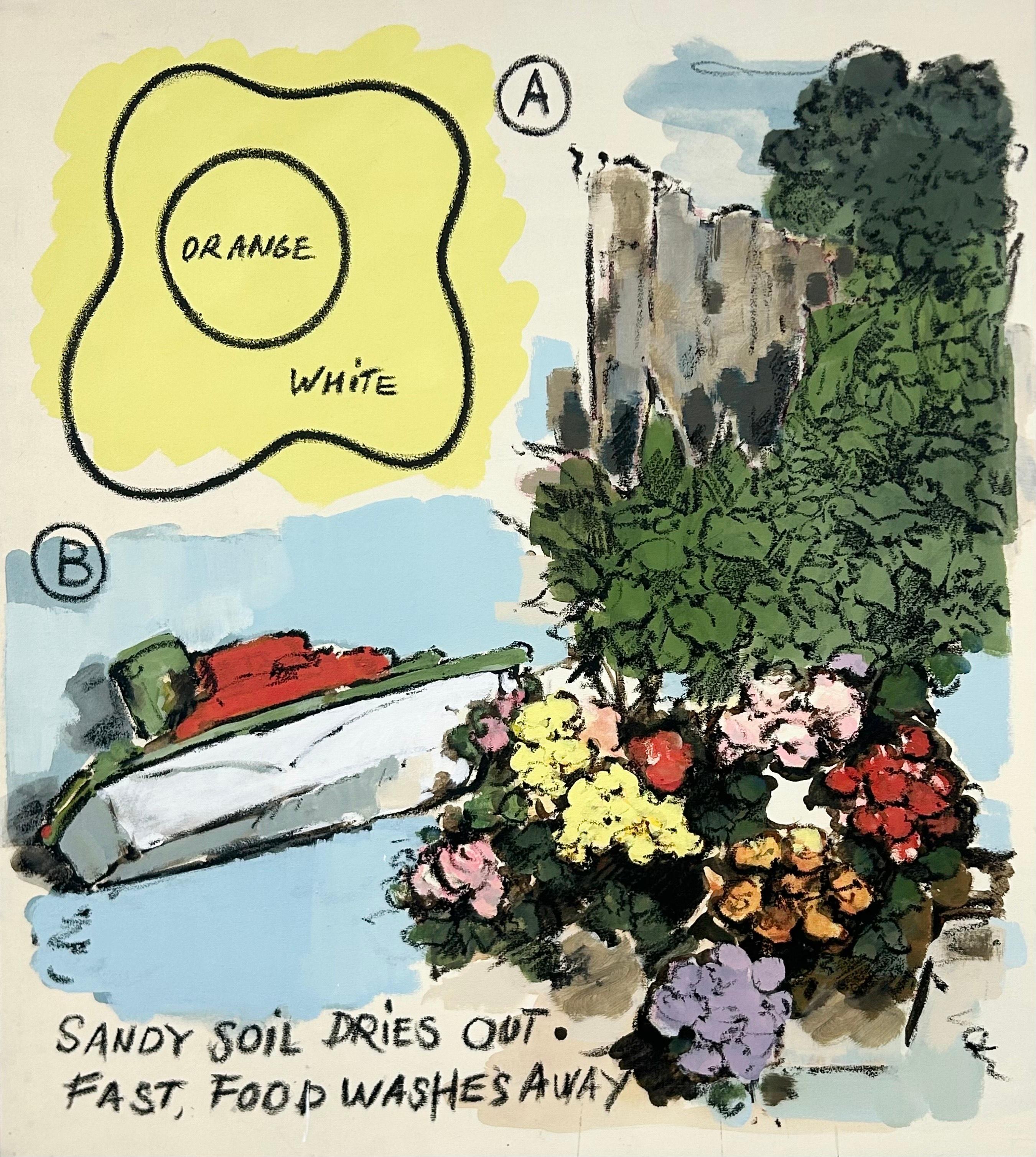 Sunny Side - Painting by Aurélien Couput