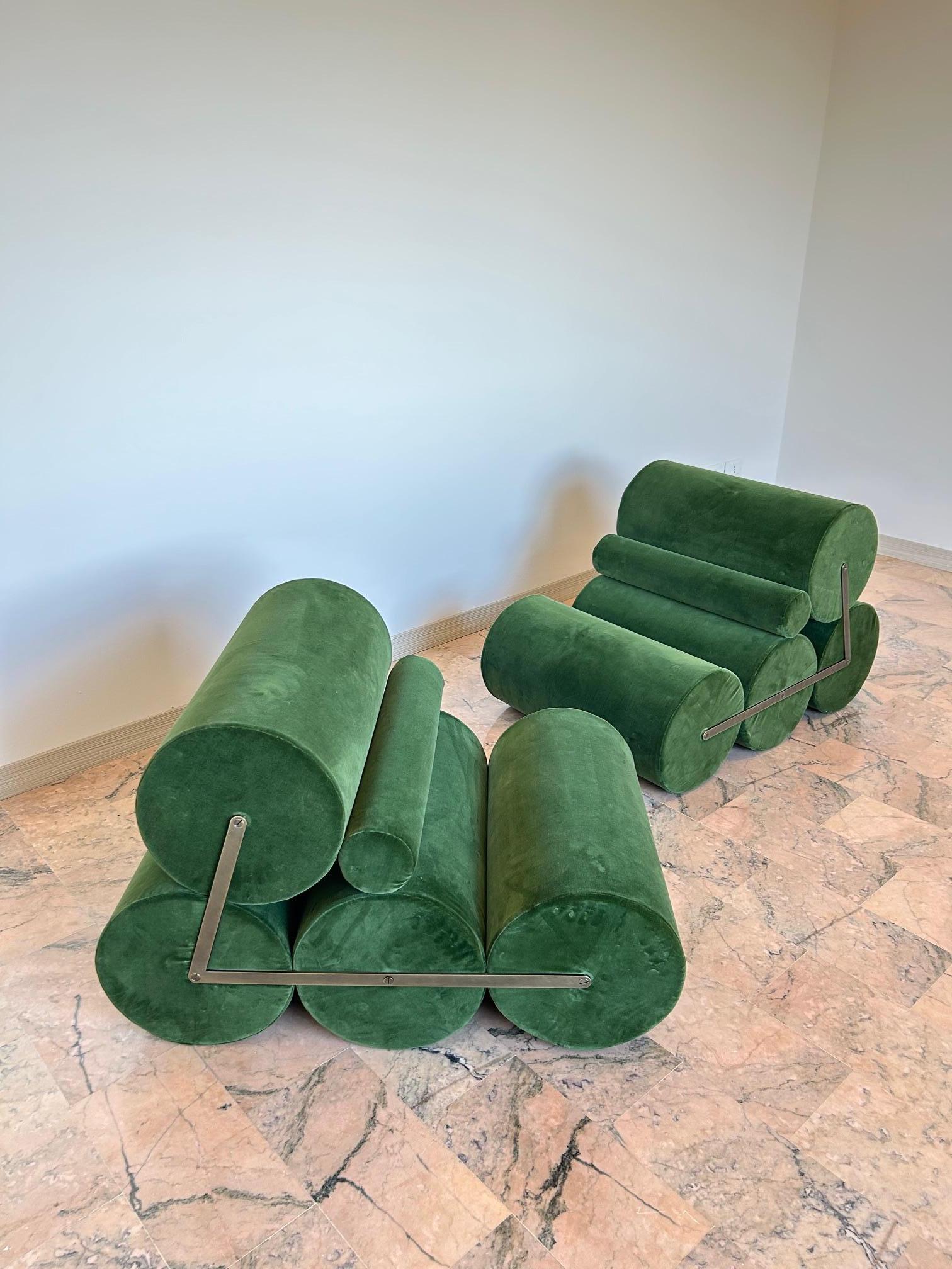 Paire de fauteuils 