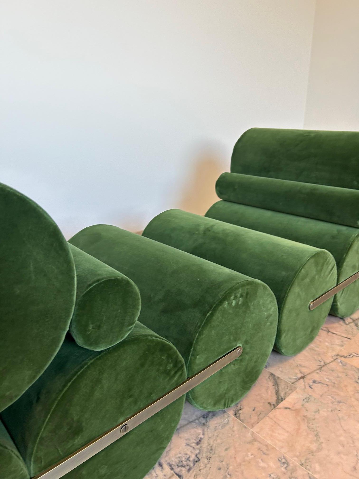 Late 20th Century Fauteuils Auro Trivellato 5C pour A.L.I., Padoue, Italie, 1972 en vente