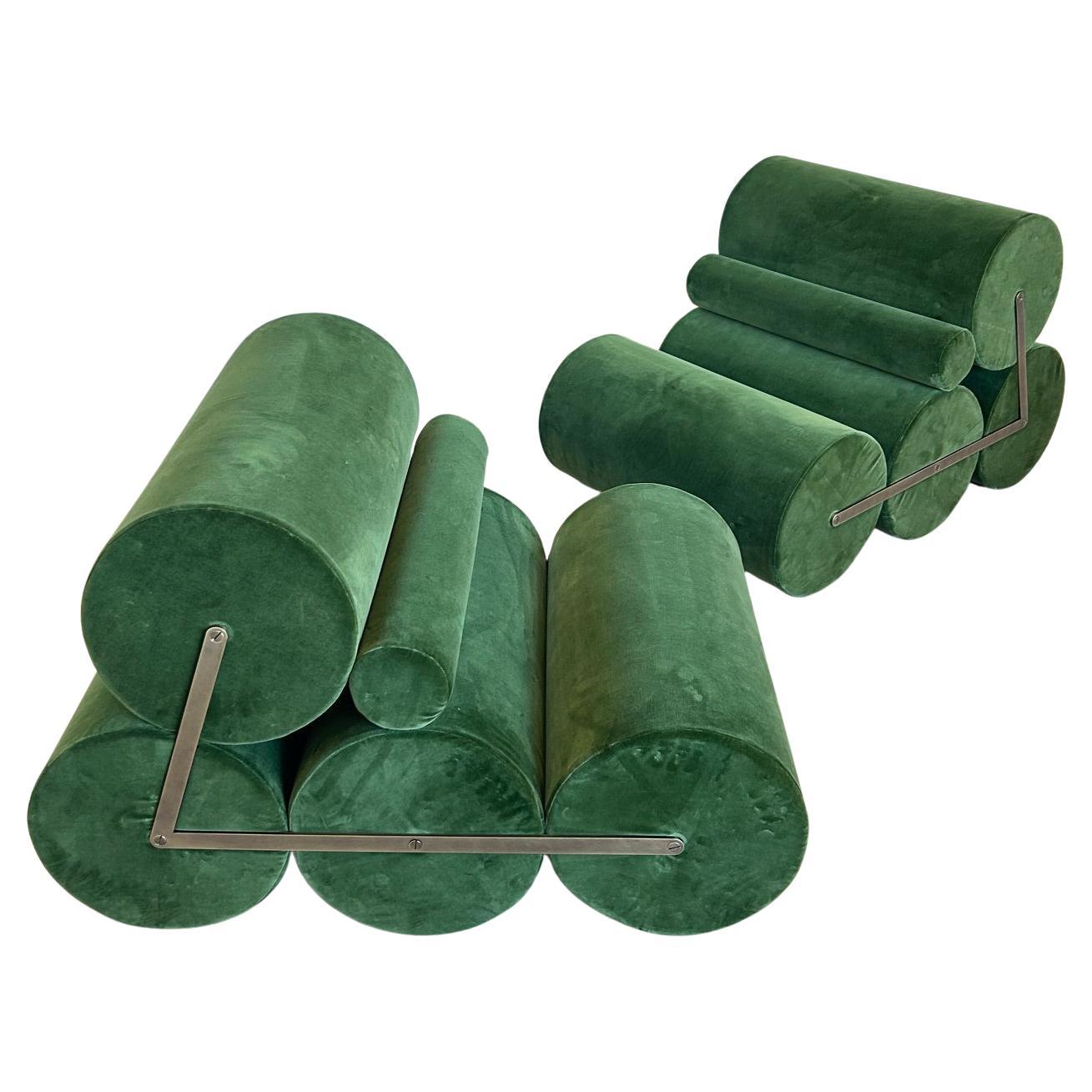 Fauteuils Auro Trivellato 5C pour A.L.I., Padoue, Italie, 1972 en vente