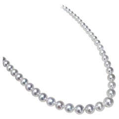 Heart-Line Aurora Akoya Pearl Graduated Necklace