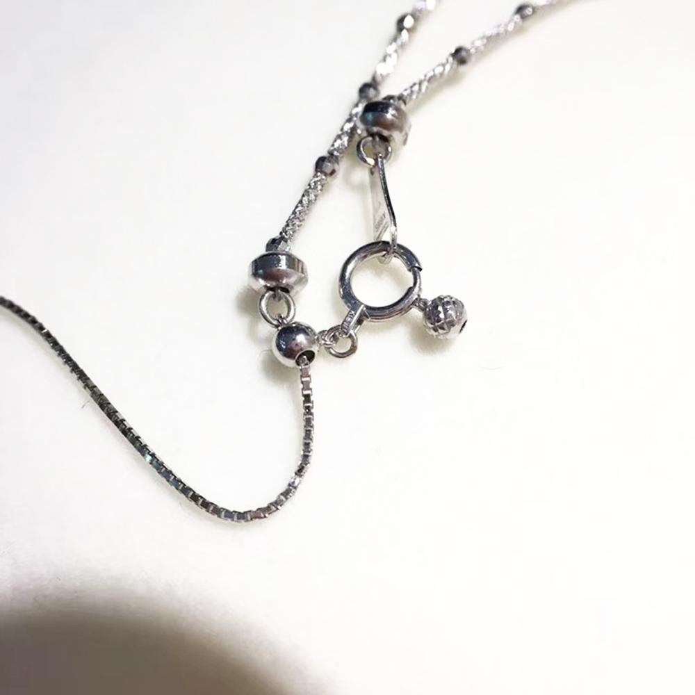 Elegant 18K White Gold Sculpted Necklace with 10-14mm Aurora South Sea Pearls For Sale 2