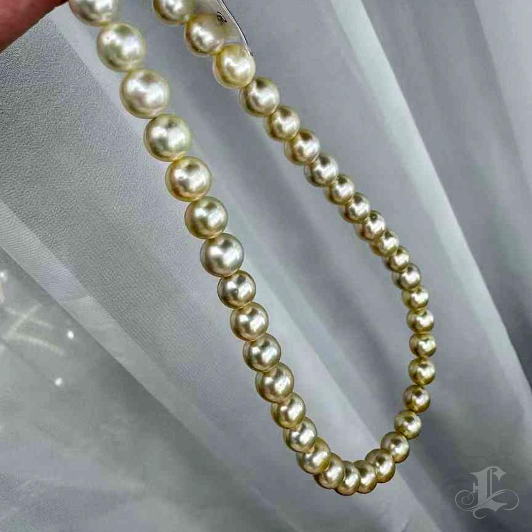 Aurora 9-10mm South Sea Pearl Ombre Necklace 2