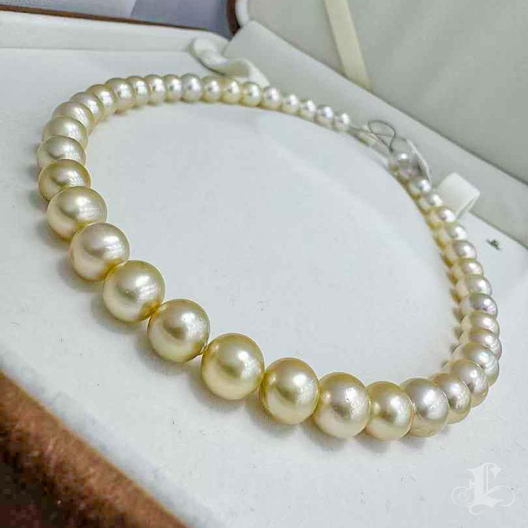 Aurora 9-10mm South Sea Pearl Ombre Necklace 3