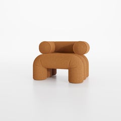 Fauteuil Aurora Pumpkin Bouclé