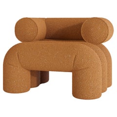 Fauteuil Aurora Pumpkin Bouclé