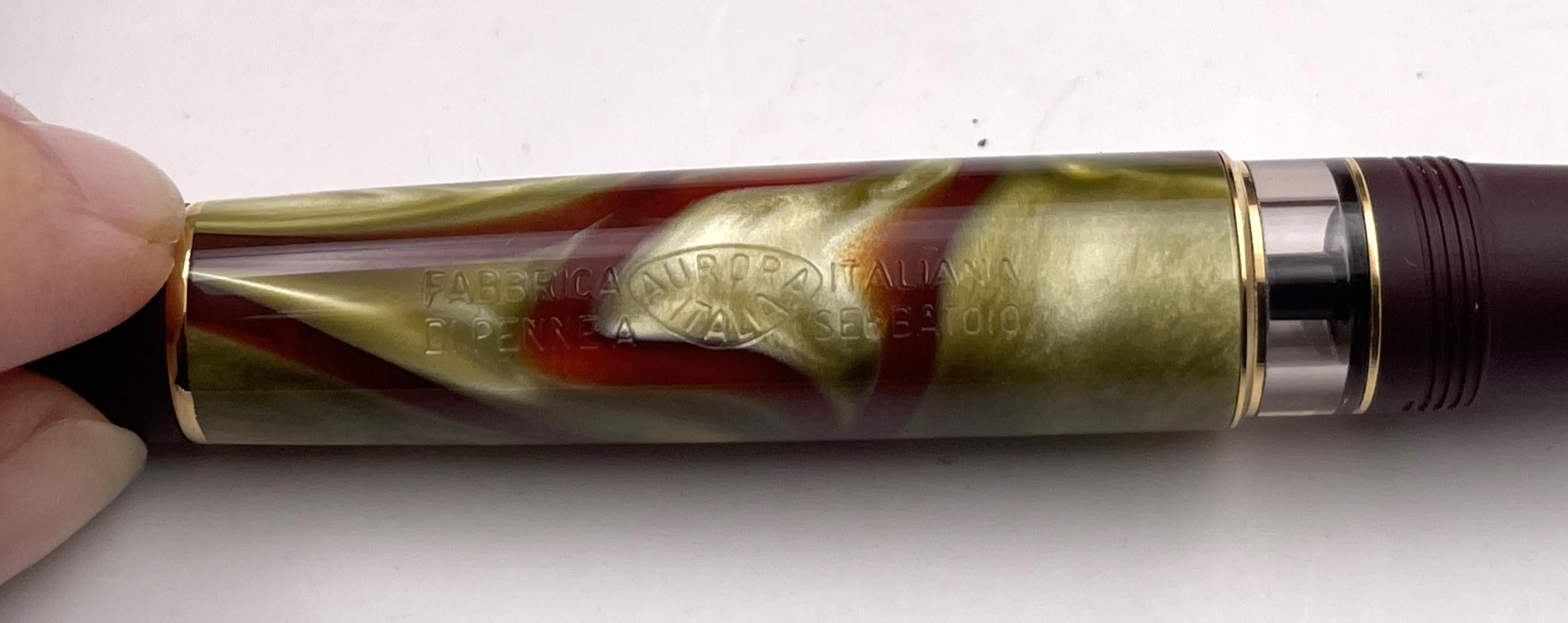 Aurora Asia Limited Edition Fountain Pen with Ink, Boxes & Papers For Sale 1