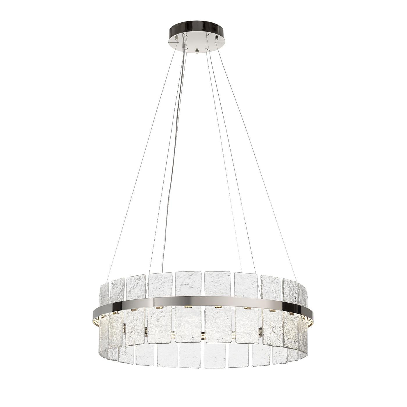 XXI secolo e contemporaneo Aurora Circle Chandelier in vendita