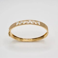 Aurora Classic 14K (or 18k upon request) Yellow Gold Bangle Bracelet