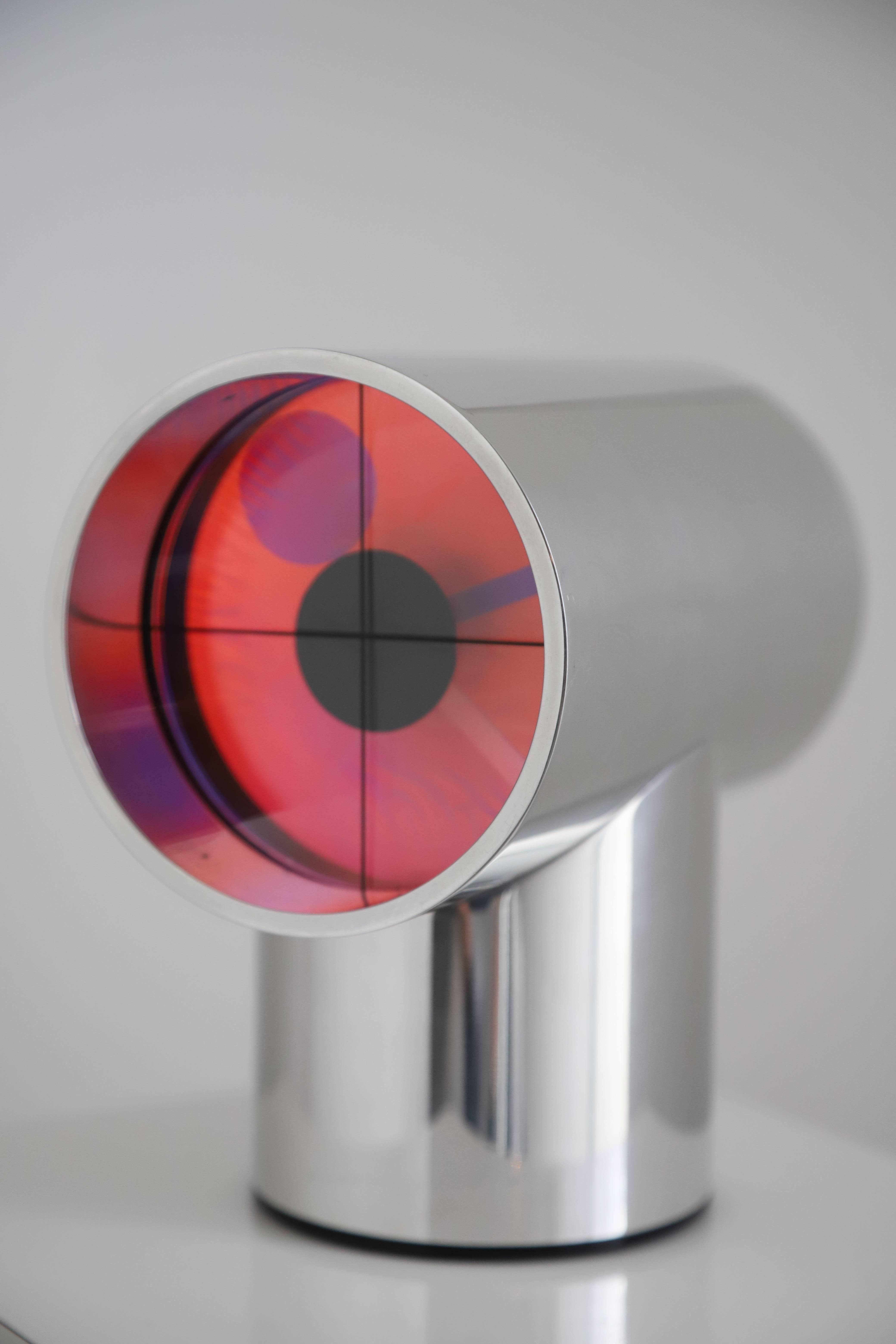 Late 20th Century Aurora Clock by Kirsch-Hamilton Associates