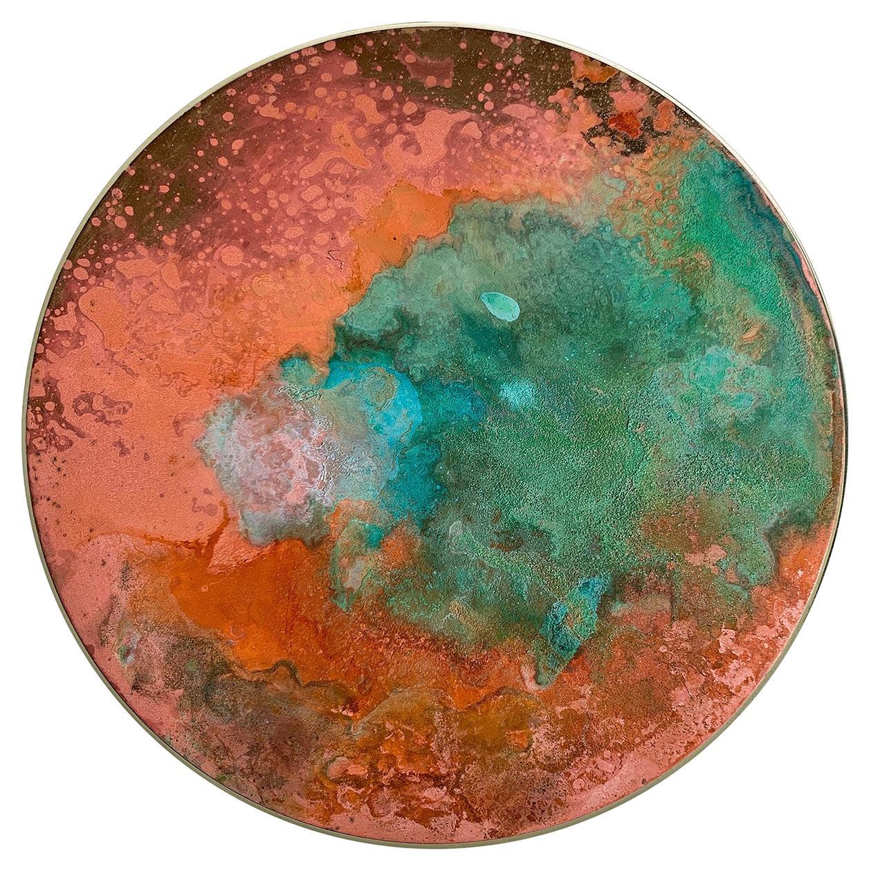 Aurora Decorative Disk #3 For Sale