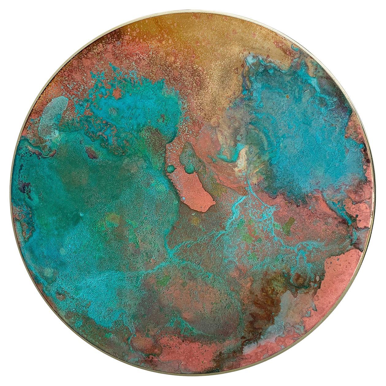 Aurora Decorative Disk #7 For Sale