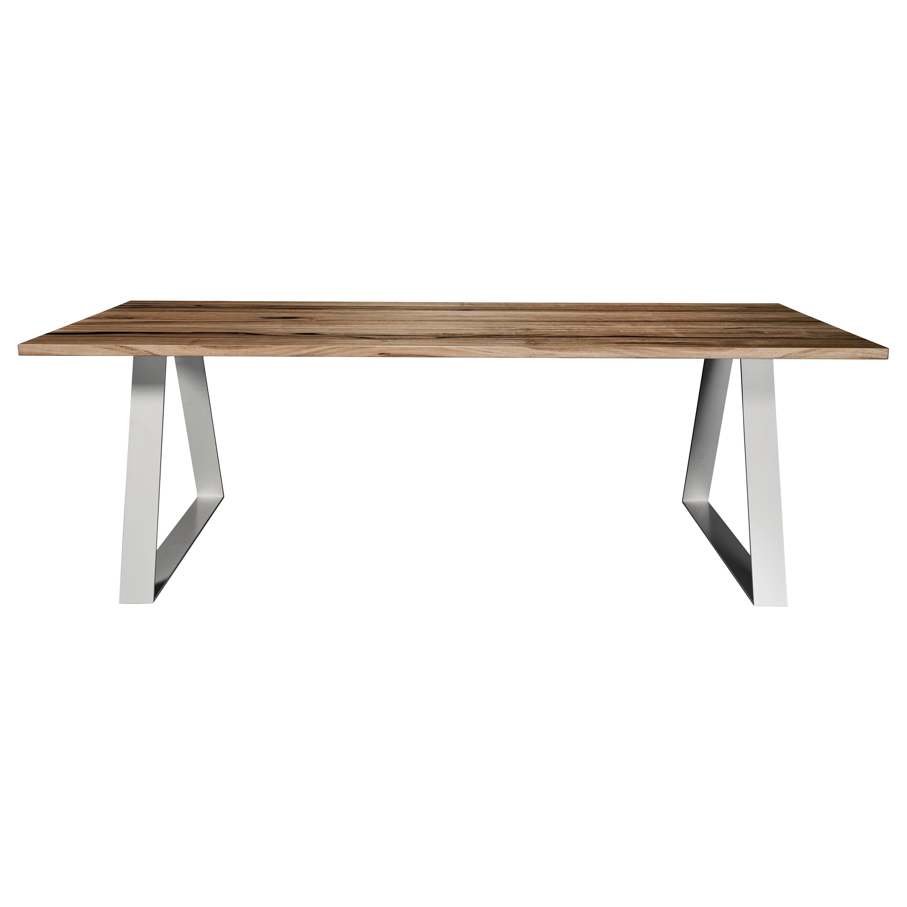 Aurora Dining Table, Handcrafted in Tasmanian Messmate Hardwood For Sale