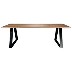 Aurora Dining Table, Handcrafted in Victorian Ash Hardwood