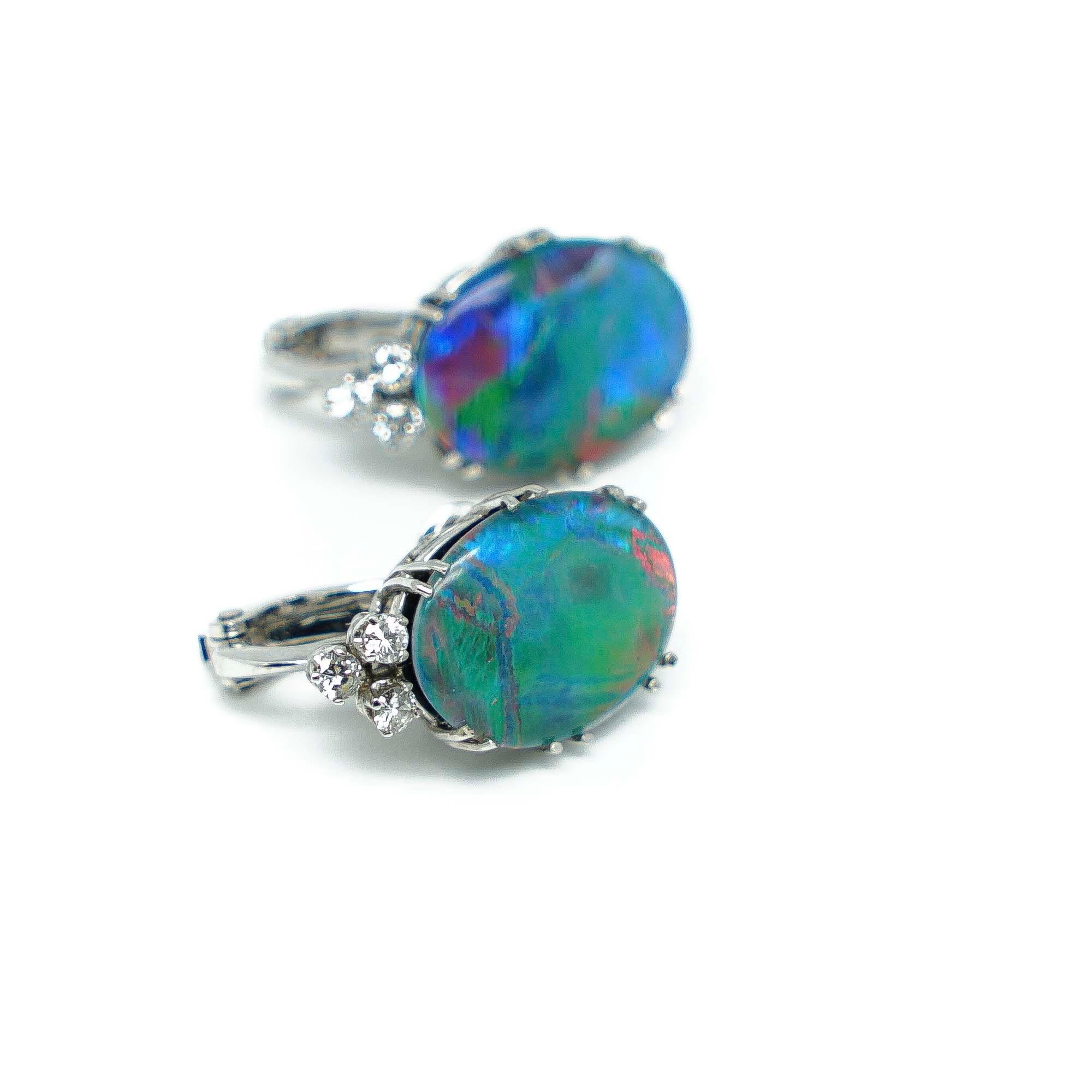 aurora diamond earrings