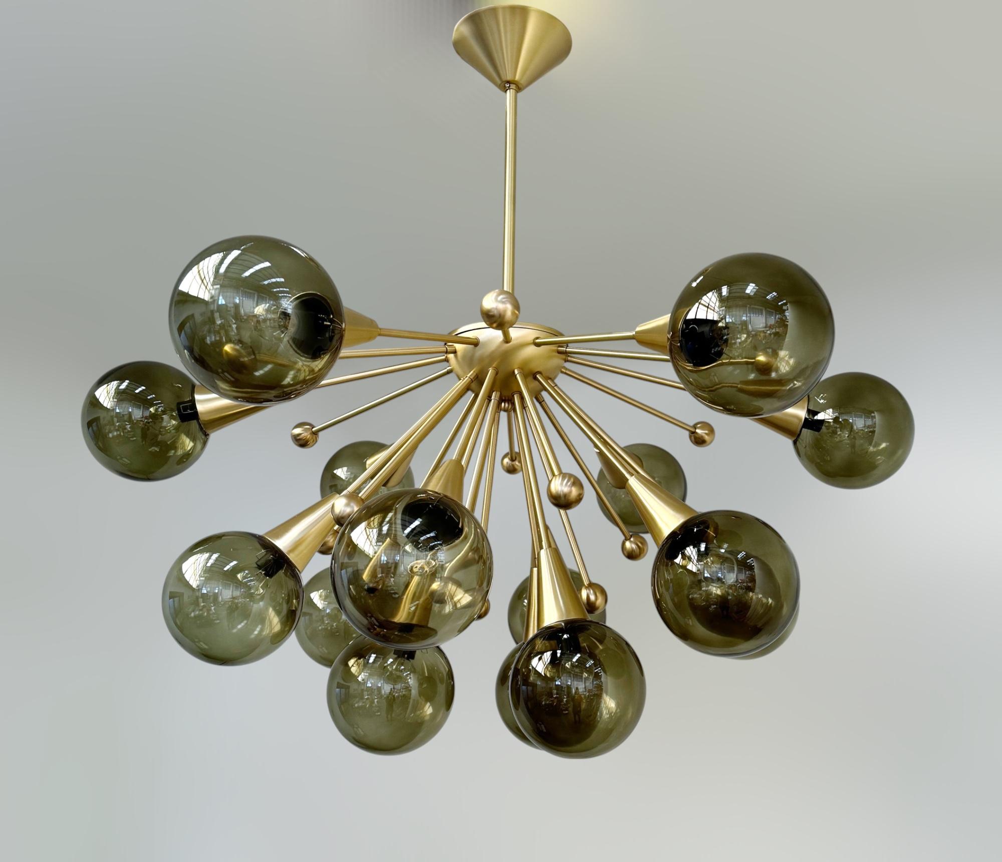 Moderne Aurora Flush Mount by Fabio Ltd en vente