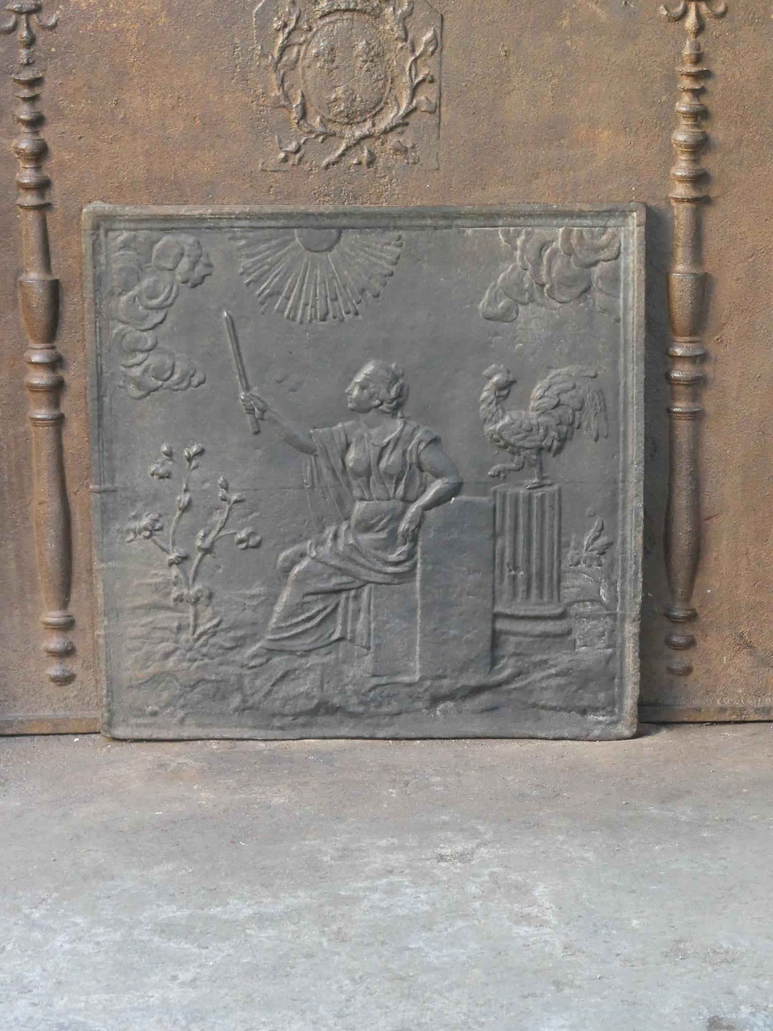 Aurora, Diosa del Amanecer, Revestimiento de chimenea / Revestimiento, Siglo XIX Napoleón III en venta