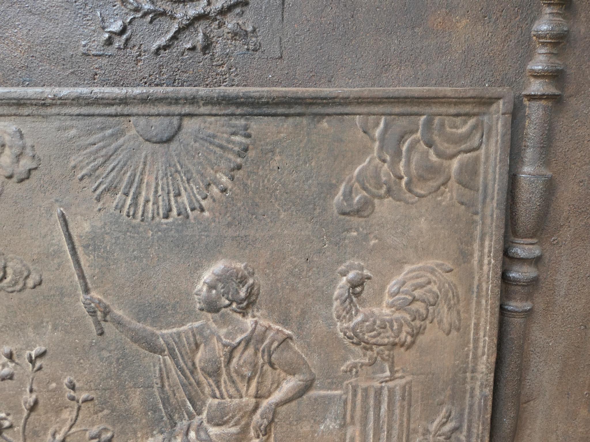 Aurora, Goddess of the Dawn, Fireback / Backsplash, 20th Century For Sale 3