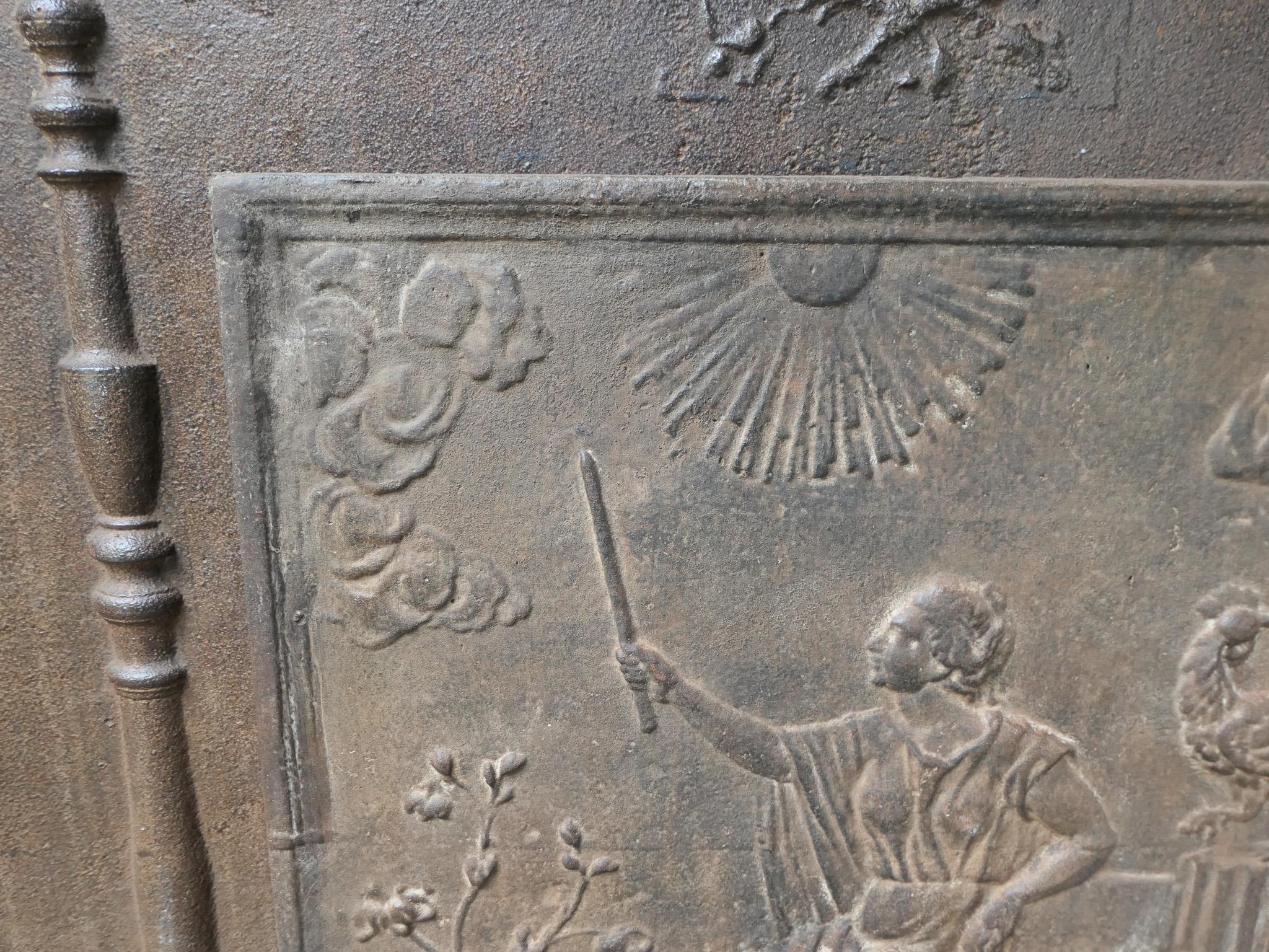 French Aurora, Goddess of the Dawn, Fireback / Backsplash, 20th Century For Sale