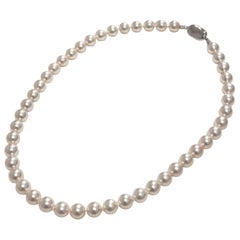 Aurora Hanadama 8.5 - 9.0 mm Akoya Pearl Strand Necklace