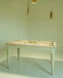 Aurora Hand Inlaid Marble Raffaele Fusco Table