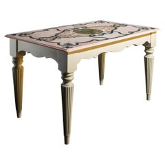 Aurora Hand Inlaid Marble Raffaele Fusco Table
