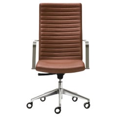 Aurora High Backrest Executive Upholstered Armchair by Quinti Sedute