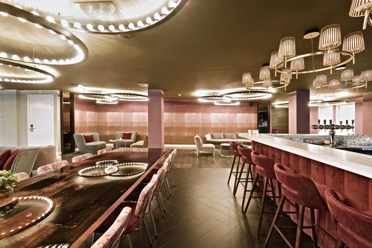Lampada a sospensione Aurora Medium Circular Champagne di JSPR in vendita 3