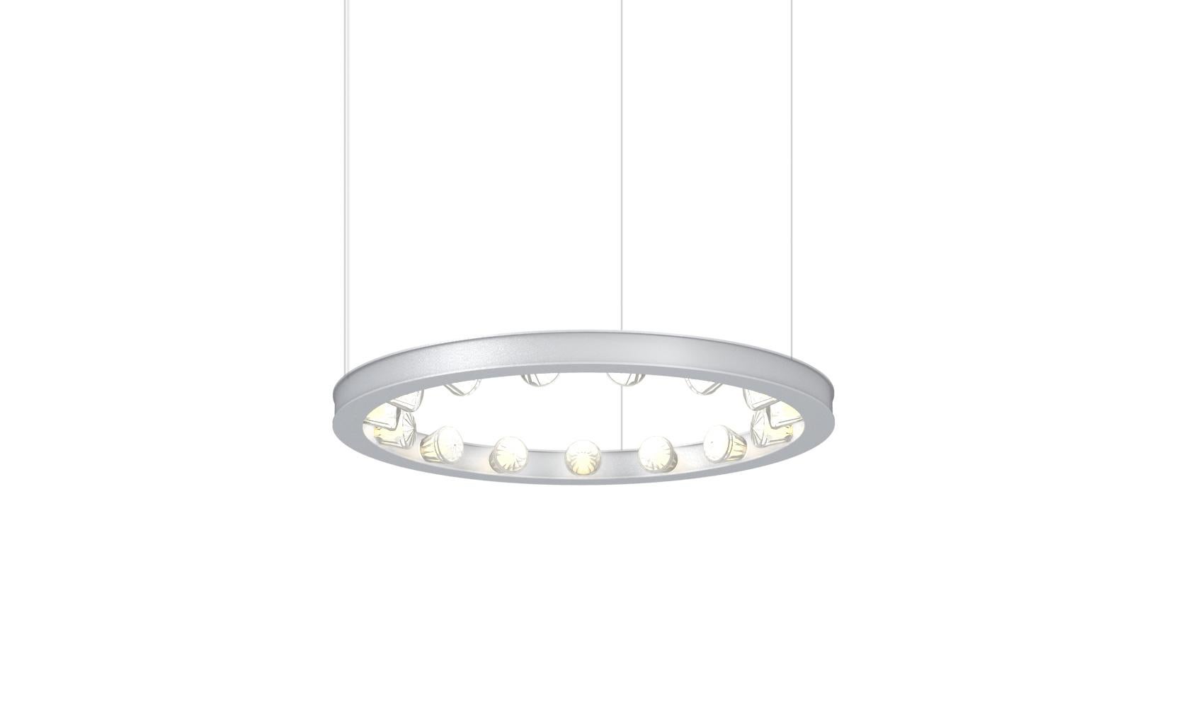 Lampada a sospensione Aurora Mini 50 Circular Anodized Black di JSPR in vendita 1