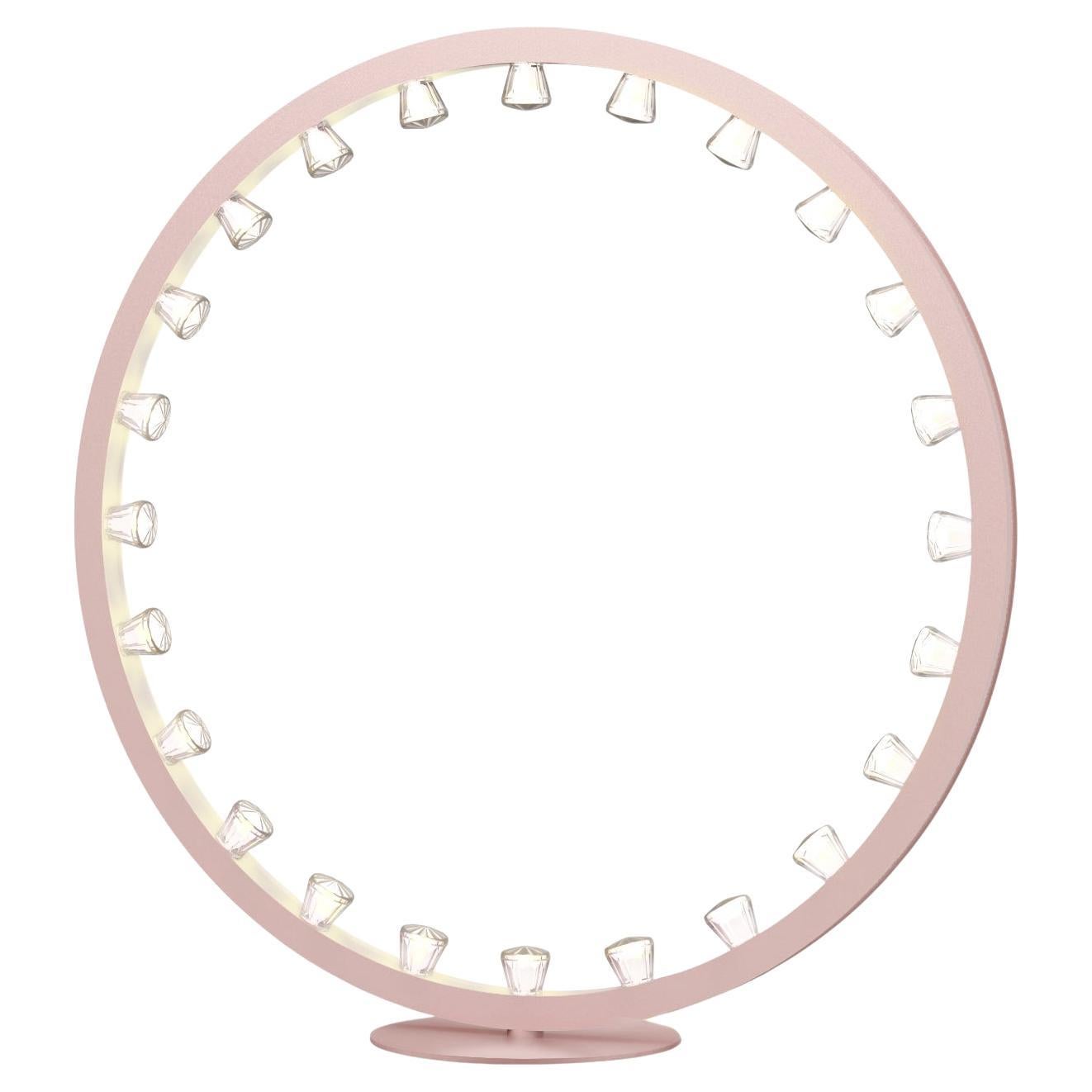 Lampada da terra Aurora Mini 80 Circular Pink di JSPR