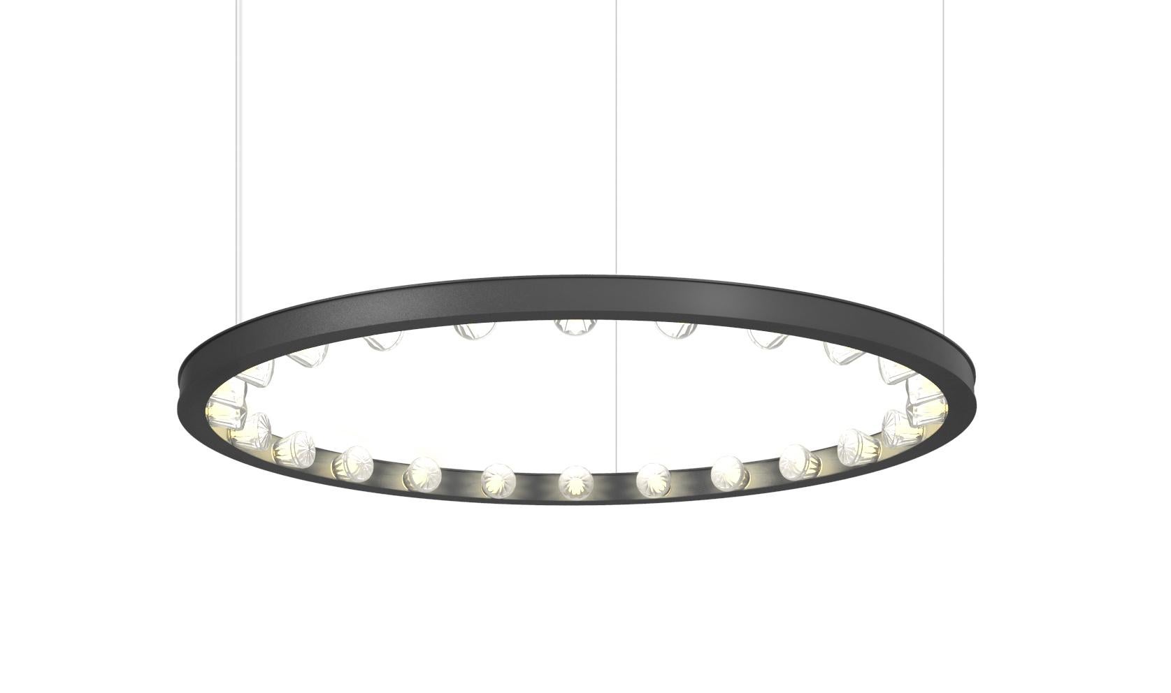 Olandese Lampada a sospensione Aurora Mini 80 Circular Pink di JSPR in vendita