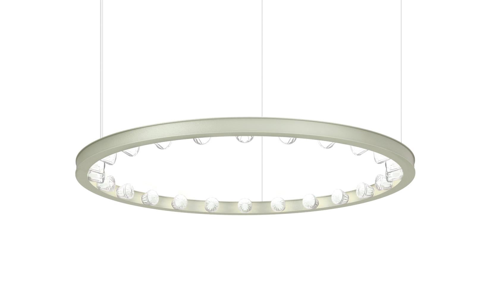 Alluminio Lampada a sospensione Aurora Mini 80 Circular Pink di JSPR in vendita